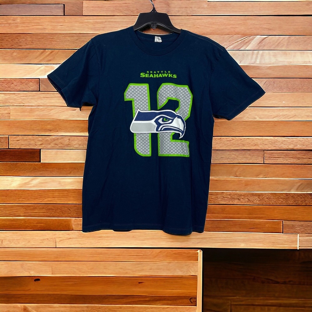 Alstyle‎ Apparel And Activeware Seattle Seahawks 12th Man T-Shirt Size Medium
